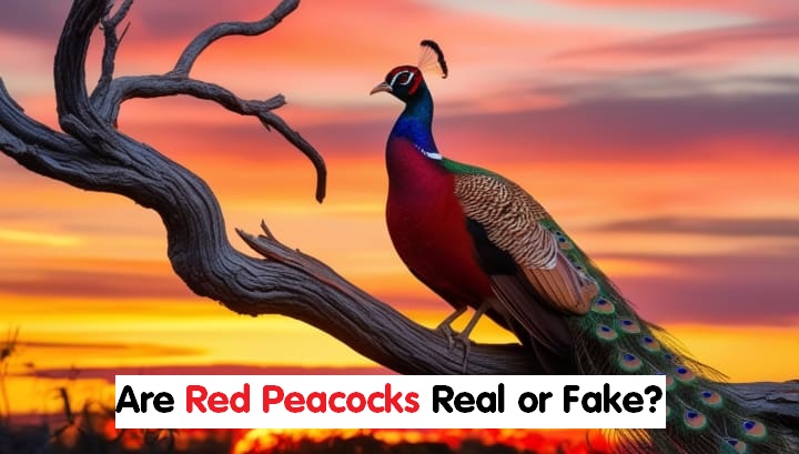 Are Red Peacocks Real or Fake