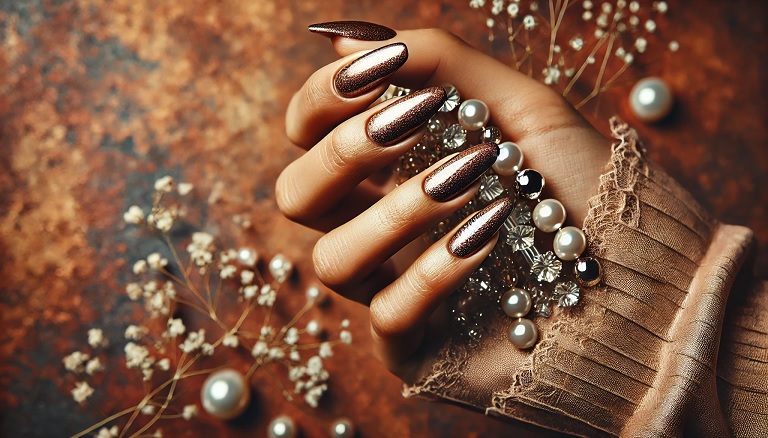 How To Get The Perfect Light Brown Nails Color